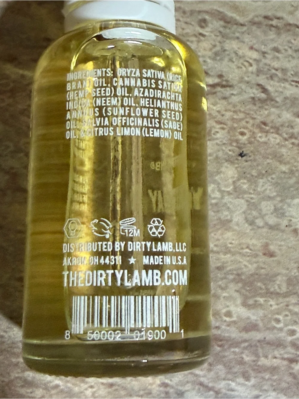 Dirty Lamb Ultra Day Serum — Yellow Hydrating Face Oil